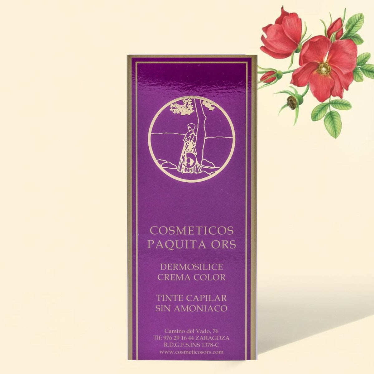 Tinte capilar sin amoniaco Cosmético Paquita Ors