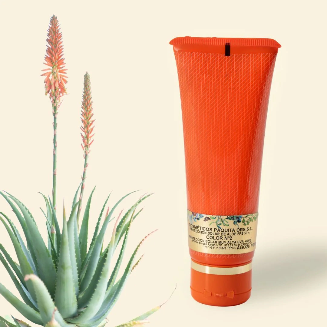 PROTECCIÓN SOLAR DE ALOE FPS 50+ COLOR 75ml