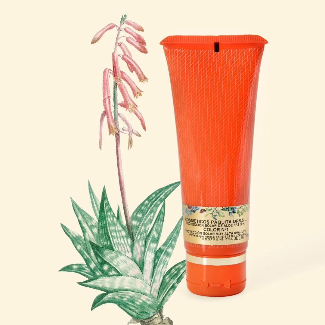 PROTECCIÓN SOLAR DE ALOE FPS 50+ COLOR 75ml