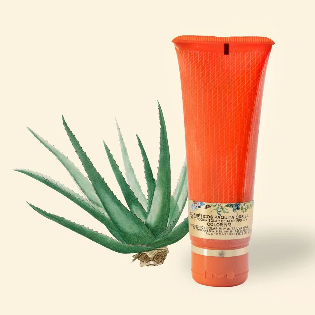 PROTECCIÓN SOLAR DE ALOE FPS 50+ COLOR 75ml
