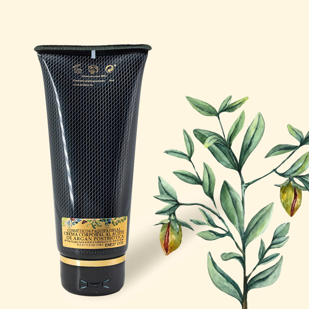 CREMA CORPORAL AL ACEITE DE ARGÁN POSTBIÓTICA 200ml